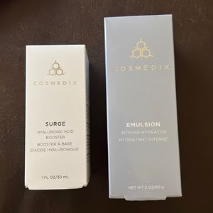 COSMEDIX BUNDLE- SURGE Hyaluronic Acid Booster and EMULSION Intense Hydrator